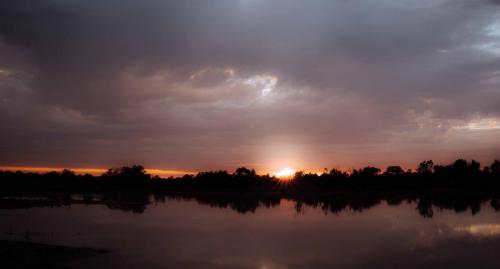 Sunsets on the Mugie dam