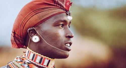 Young Samburu warrior