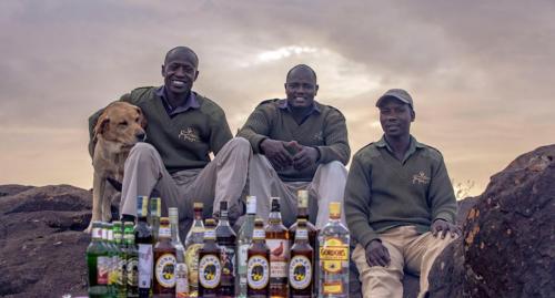 A few of Ekorian's Mugie Camp's wonderful guides and waiters